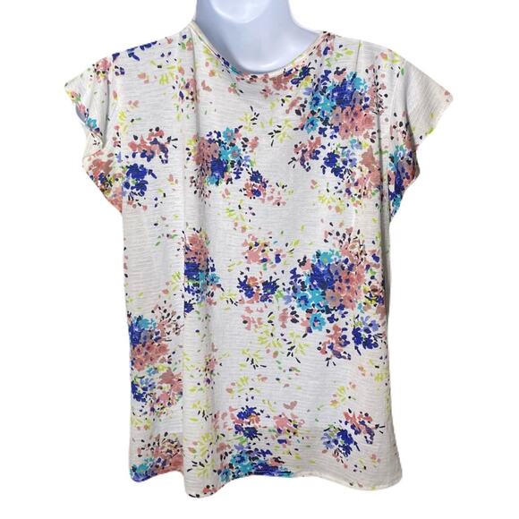 STORYBUK Ruffle Sleeve,V-Neck, Tie in front Blouse Womans Size M - Picture 4 of 11